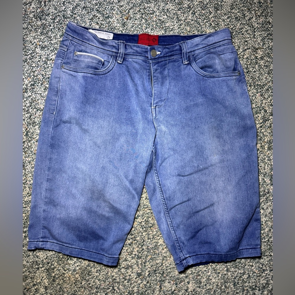 Point Zero Light Blue Denim Shorts